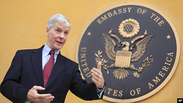 Ryan Crocker, the U.S. ambassador to Afghanistan (file photo)