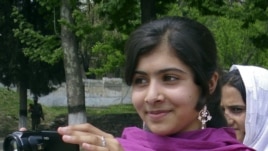 Malala Yousufzai is seen in Swat Valley, northwest Pakistan, in this undated file photo.