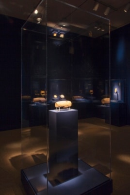 The Cyrus cylinder on display at the Smithsonian's Freer and Sackler Galleries in Washington, DC. ©The Trustees of the British Museum