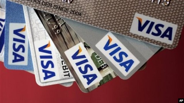 VISA credit cards (File)