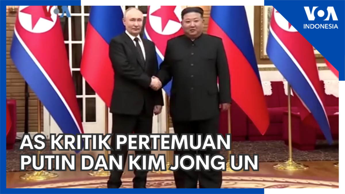 AS Kritik Pertemuan Putin Dan Kim Jong Un