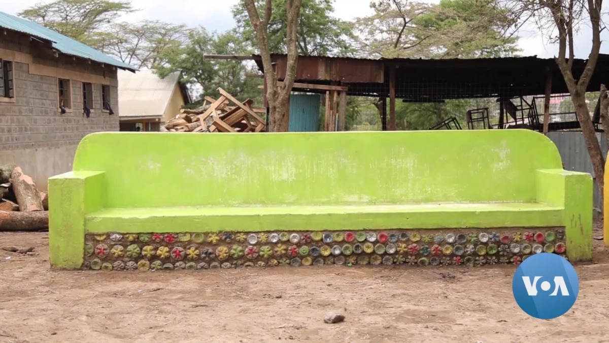 Kenyan Entrepreneur Turns Plastic Bottles Into Eco Bricks