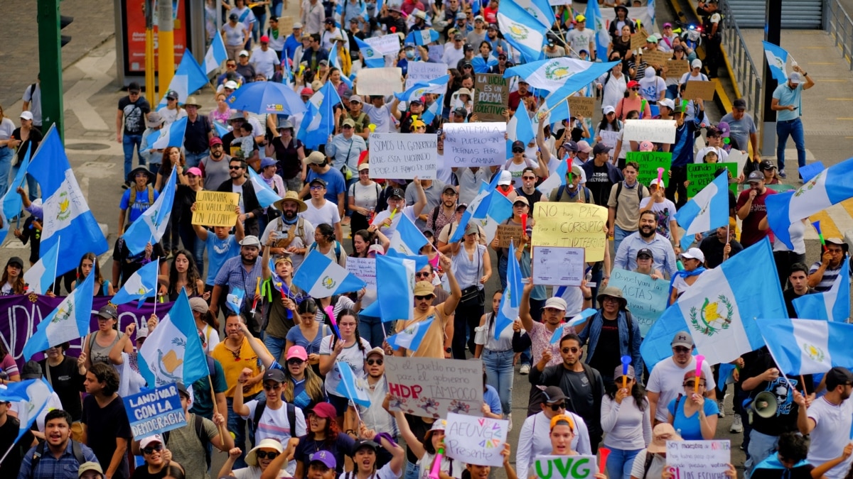 En Fotos Las Protestas En Guatemala Se Intensifican Exigiendo La