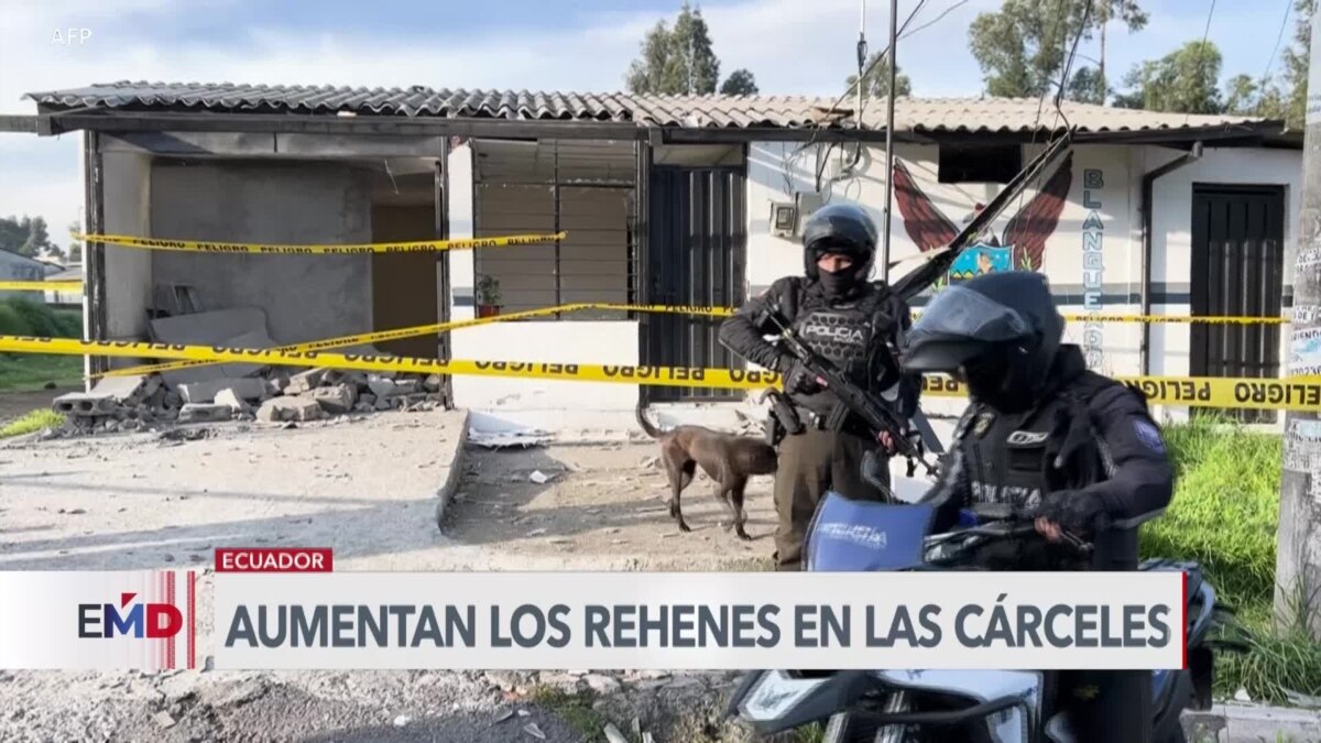 Rehenes en cárceles ecuatorianas ya superan los 170