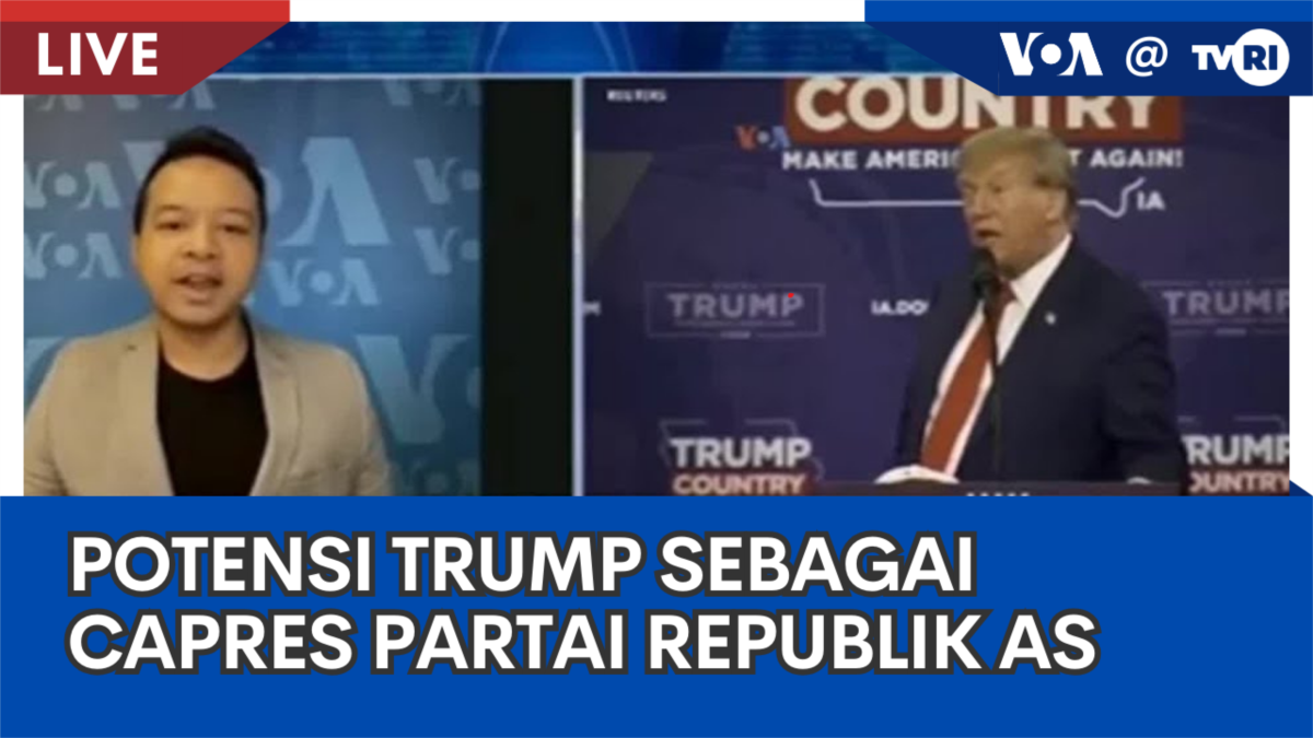 Laporan Voa Untuk Tvri Potensi Donald Trump Sebagai Capres Partai