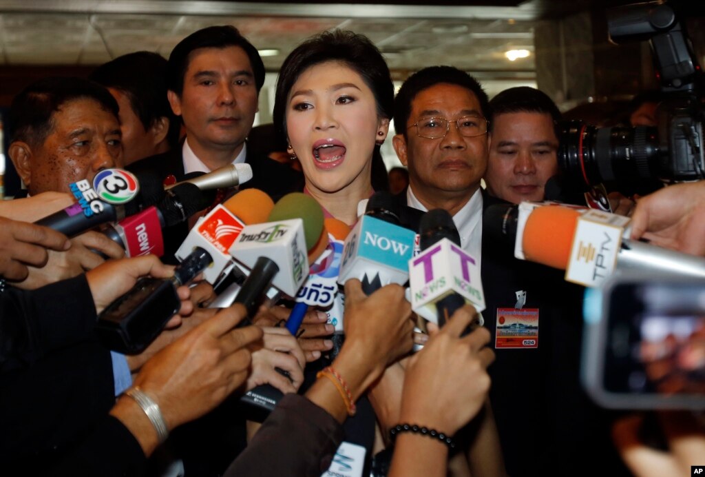 No Retaliation Following Ban on Ousted Thai PM Yingluck