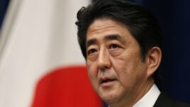 Japan's new Prime Minister Shinzo Abe attends a news conference at his official residence in Tokyo, December 26, 2012.