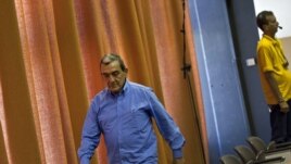 Mauricio Jaramillo, a spokesman and top leader of the Revolutionary Armed Forces of Colombia, or FARC, after a press conference in Havana, Cuba, Sept. 6, 2012.