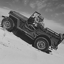 The Army and the adventurous loved the Jeep's ability to drive off-road.