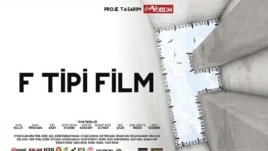 Billboard advertisement for movie about Turkish prisons