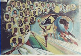የአፍሪካ ኅብረት መሥራች አባቶች - ሥዕል፤ አፈወርቅ ተክሌ