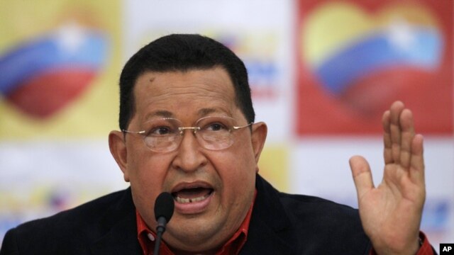Venezuelan President Hugo Chavez