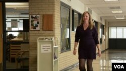 La sobreviviente de Columbine, Samantha Haviland, ahora es directora de consejería para las Escuelas Públicas de Denver, el 10 de abril de 2019.