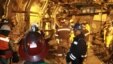 Freeport workers examining the Big Gossan incident site with Indonesian government representatives in Timika at the Grasberg mine, high in the mountains of rugged Papua province, May 19, 2013.