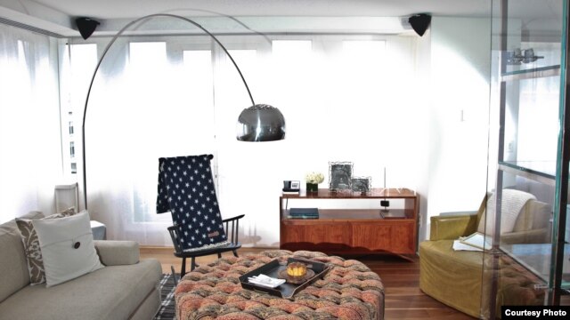 Ruang tamu suite kepresidenan di Hotel Park Hyatt, Washington, DC (Courtesy Photo).