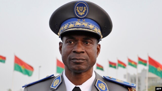 FILE - A picture taken on December 10, 2011 shows General Gilbert Diendere in Ouagadougou.