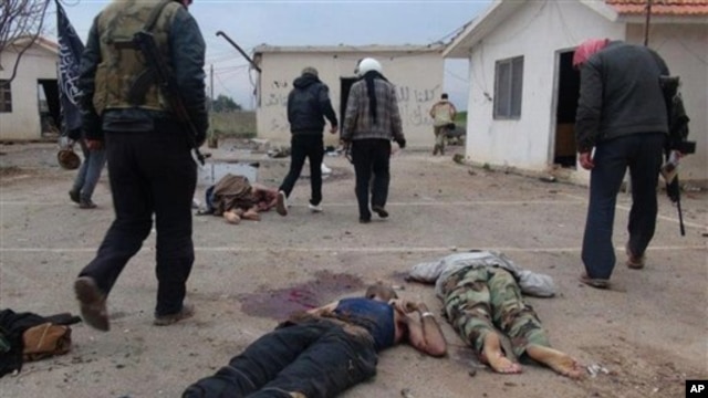 Idlib viloyati, Suriya. 11-yanvar, 2013-yil. 