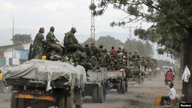 Un convoi des FARDC arrive à Goma le 3 déc. 2012