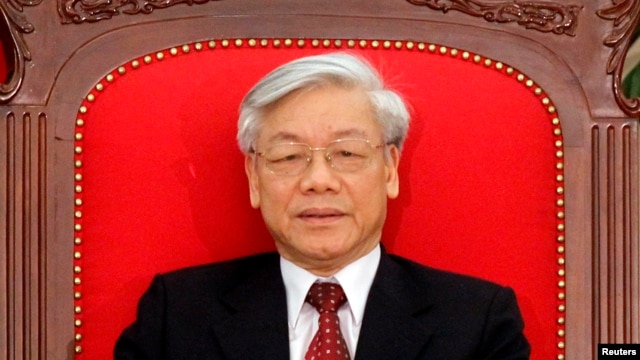 Tổng Bí thư Ðảng cộng sản Việt Nam Nguyễn Phú Trọng.