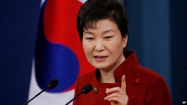 Tổng thống Hàn Quốc Park Geun-hye.