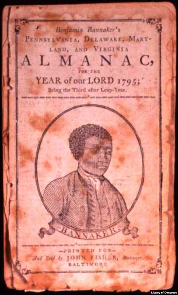 A portrait of Benjamin Banneker that appears on the cover of his Almanac, 1795. Courtesy of the Maryland Historical Society, Baltimore.