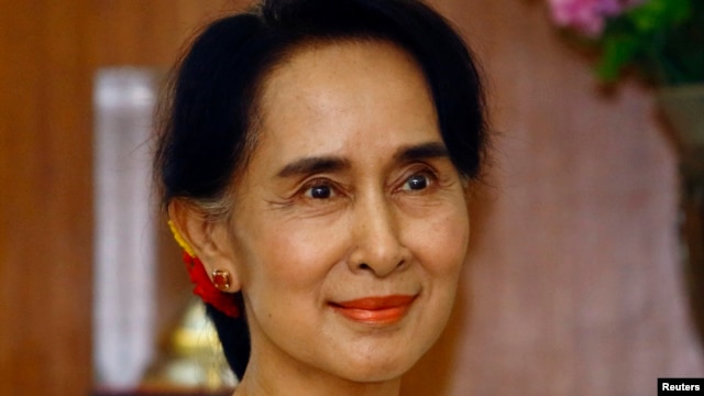 Bà Aung San Suu Kyi được tự do vào tháng 11 năm 2010.
