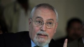 Ramon Guillermo Aveledo, secretary general of the Venezuela's anti-Chavez coalition, the Democratic Unity Table, Caracas, Oct. 2011 (file photo).