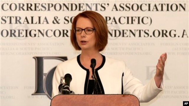 Thủ tướng Australia Julia Gillard.