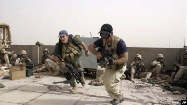 Blackwater adalah perusahaan keamanan swasta terbesar yang digunakan pemerintah Amerika di Irak (foto: dok). 