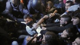Sukob policije i demonstranata u Madridu