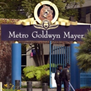 The front of the entrance of the Metro-Goldwyn-Mayer studios in Santa Monica, California The front of the entrance of the Metro-Goldwyn-Mayer studios in Santa Monica, California