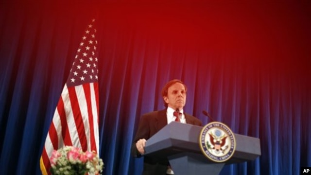 Assistant Secretary of State Michael Posner Michael Posner speaks during a press conference at the U.S. embassy in Beijing, China, April 28, 2011