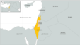 Israel, Gaza, West Bank map