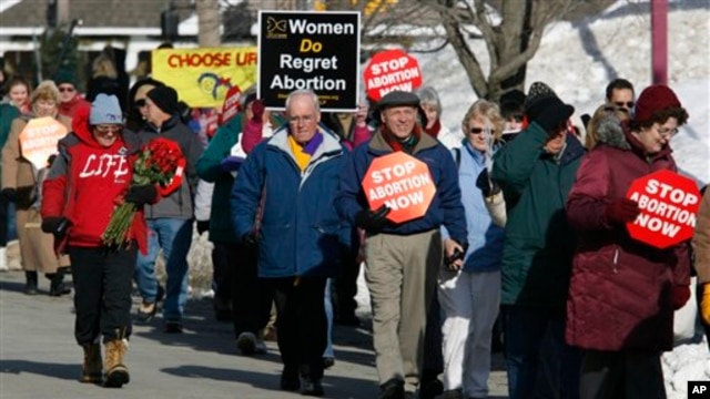 Abortga qarshi namoyish