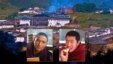 Two monks from Taktsang Lhamo Kirti Monastery in Dzoge county