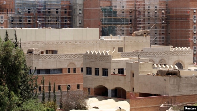 FILE - The U.S. Embassy in Sanaa.