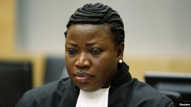 ICC Chief Prosecutor Fatou Bensouda in the courtroom, The Hague, July 10, 2012. 
