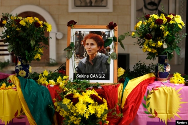 Cô Sakine Cansiz một thành viên của PKK đã thiệt mạng.