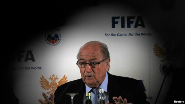 Chủ tịhc FIFA Sepp Blatter (ảnh tư liệu).