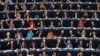 FILE - Members of the European Parliament take part in a voting session in Strasbourg, France, April 12, 2016. 