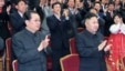 North Korean leader Kim Jong-Un (R)  and his uncle Jang Song-Thaek (L) applaud at the Unhasu orchestra concert in Pyongyang in April.