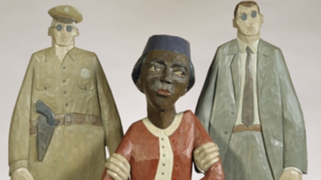 Sculpture of Rosa Parks by Marshall D. Rumbaugh