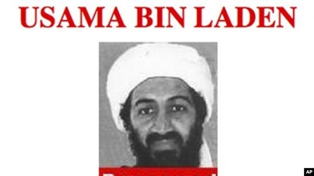 Photo of a section of a poster taken from the FBI website shows Osama bin Laden. Bin Laden, the face of global terrorism and mastermind of the Sept. 11, 2001 attacks, was tracked down and shot to death, May 2, 2011, in Pakistan by an elite team of U.S. fo