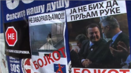 Protestë kundër zgjedhjeve në veriun e Kosovës