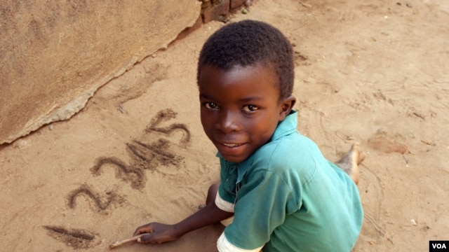 Child in Zomba, Malawi is enrolled in Numeracy Boost program.