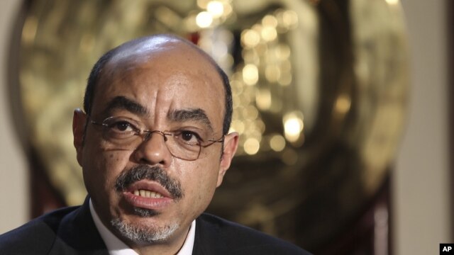 Ethiopian Prime Minister Meles Zenawi (file photo)