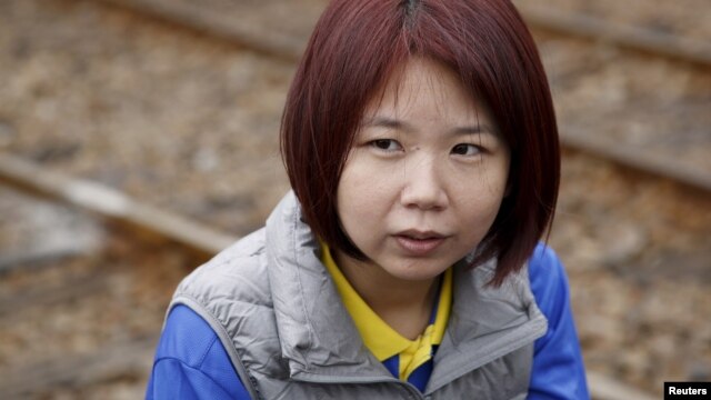 Lin Li-chan, once a "foreign bride" after her cash-strapped Cambodian family married her off through a broker to Taiwan, and is running for lawmaker in the parliamentary vote, attends an interview with Reuters in Changhua, Taiwan, Jan. 13, 2016.