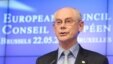 European Council President Herman Van Rompuy  in Brussels on May 22, 2013