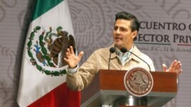 El presidente Enrique Peña Nieto presentó su plan de seguridad que incluye mantener al Ejército y la Marina en la calle.