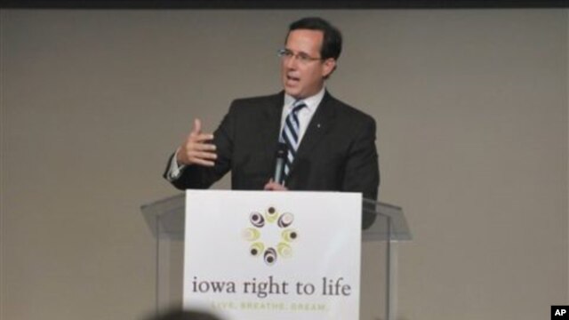 Former Pennsylvania Sen. Rick Santorum (file photo)
